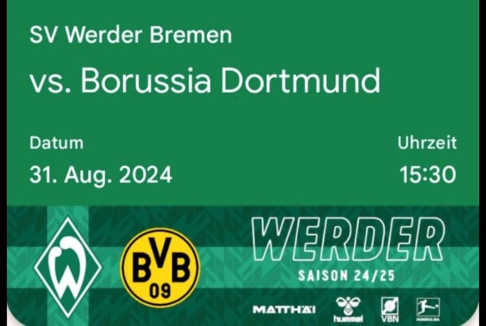 Werder Bremen vs Borussia Dortmund: Trận Chiến Quyết Liệt Ngày 31/08/2024